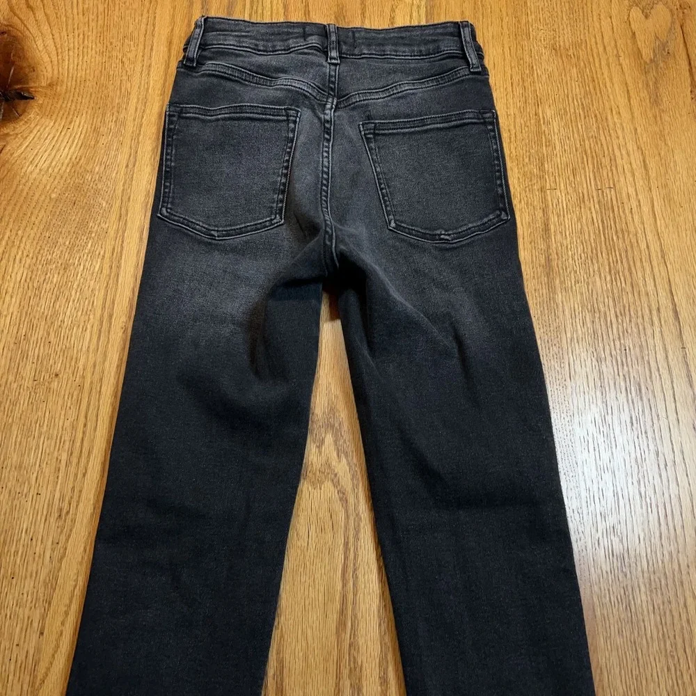 Free People‎ We the Free Black Women's 26 (24X30) Raw Hem Skinny Jeans